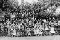 Klassenfoto Langnau 1908  1908, Ida Weiss, Unterstufe Wolfgraben