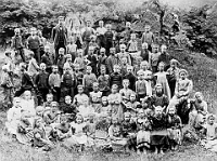Klassenfoto Langnau 1910  1910, Jakob Bader, 5. & 6. Kl. Altes Schulhaus