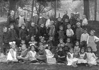 Klassenfoto Langnau 1922  1922, Luise Keller, Unterstufe, Altes Schulhaus