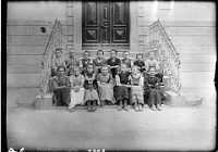 Klassenfoto Langnau 1903  1903, Paul Gimpert, 7 & 8. Kl., Wolfgraben