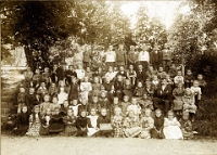 Klassenfoto Langnau 1908  1908, Leonhard Ammann, Wolfgraben
