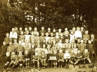 Klassenfoto Langnau 1909  1909, Jakob Bader, 3. Kl. Altes Schulhaus