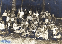 Klassenfoto Langnau 1920  1920, Luise Keller, Unterstufe Altes Schulhaus