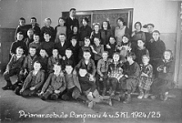 Klassenfoto Langnau 1925  1925, Hermann Riedweg, 4. & 5. Kl. Wolfgraben
