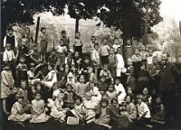 Klassenfoto Langnau 1928  1928, Paul Gimpert, 2. & 3. Kl. Wolfgraben
