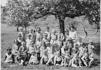 Klassenfoto Langnau 1931  15.5.1931, Dora Schnurrenberger, Kindergarten Altes Schulhaus