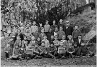 Klassenfoto Langnau 1935  21.2.1935, Paul Gimpert, Mittelstufe Wolfgraben