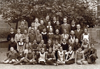 Klassenfoto Langnau 1937  1.11.1937, Manuel Utzinger, Martha Biedermann, Peter Aebli; Sek. Wolfgraben