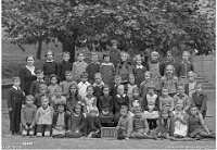 Klassenfoto Langnau 1937  2.11.1937, Luise Keller, Unterstufe Altes Schulhaus