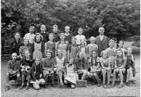 Klassenfoto Langnau 1945  15.9.1945, Albert Stiefel, Mittelstufe Wolfgraben