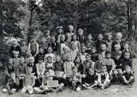 Klassenfoto Langnau 1948  1948, Luise Keller, Unterstufe Altes Schulhaus