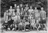 Klassenfoto Langnau 1948  4.6.1948, Albert Stiefel, Mittelstufe Wolfgraben