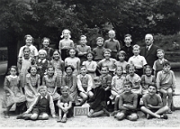 Klassenfoto Langnau 1951  19.9.1951, Hermann Riedweg, Mittelstufe Wolfgraben
