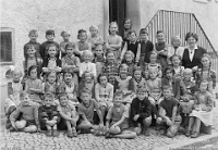 Klassenfoto Langnau 1953  11.9.1953, Ursula Schaufelberger, Unterstufe Altes Schulhaus