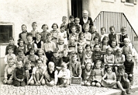 Klassenfoto Langnau 1953  9.11.1953, Luise Keller, Unterstufe Altes Schulhaus