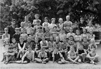 Klassenfoto Langnau 1953  9.6.1953, Paul Hausmann, Mittelstufe Wolfgraben