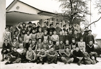 Klassenfoto Langnau 1955  25.11.1955, Ersnt Pfister, Peter Aebli; Sek. Wolfgraben