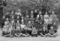 Klassenfoto Langnau 1956  25.10.1956, Fritz Schlatter, Mittelstufe Wolfgraben