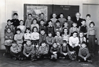 Klassenfoto Langnau 1960  22.1.1960, Luise Keller, Unterstufe Altes Schulhaus