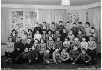 Klassenfoto Langnau 1960  22.1.1960, Annemarie Merz, Unterstufe Altes Schulhaus