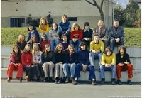 Klassenfoto Langnau 1975  31.1.1975, Hans Hedinger, Martin Hörler; Sek. Vorder Zelg