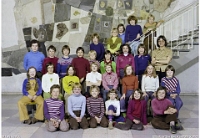 Klassenfoto Langnau 1977  11.3.1977, Ruth Gmür, Mittelstufe im Widmer