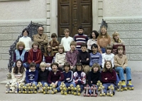 Klassenfoto Langnau 1980  28.2.1980, Alfred Kobelt, Mittelstufe Wolfgraben