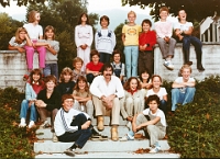 Klassenfoto Langnau 1981  1.3.1981, Bernhard Fuchs, Mittelstufe Wolfgraben