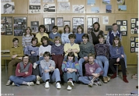 Klassenfoto Langnau 1983  19.3.1983, Martin Zingre, Martin Hörler, Frau Gubelmann; Sek. Vorder Zelg