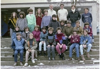 Klassenfoto Langnau 1984  3.3.1984, Werner Strittmatter, Claudio Agazzi; Sek. Vorder Zelg
