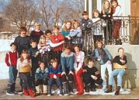 Klassenfoto Langnau 1985  1.3.1985, Bernhard Fuchs, Mittelstufe Wolfgraben