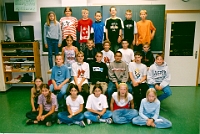 Klassenfoto Langnau 2001  15.7.2001, Bernhard Fuchs, 5. Kl. Wolfgraben