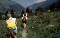Schule Langnau 1989  Klassenlager 6. Kl. Obertschappina GR : Langnauer Klassenlager 6. Kl. Obertschappina GR