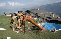 Schule Langnau 1989  Klassenlager 6. Kl. Obertschappina GR : Langnauer Klassenlager 6. Kl. Obertschappina GR