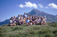Schule Langnau 1982  Klassenlager 6. Kl. Obertschappina GR : Klassenlager 6. Kl. Obertschappina GR