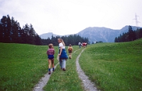 Schule Langnau 1982  Klassenlager 6. Kl. Obertschappina GR : Klassenlager 6. Kl. Obertschappina GR