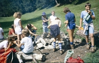 Schule Langnau 1982  Klassenlager 6. Kl. Obertschappina GR : Klassenlager 6. Kl. Obertschappina GR