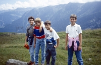 Schule Langnau 1986  Klassenlager 6. Kl. Obertschappina GR : Klassenlager 6. Kl. Obertschappina GR