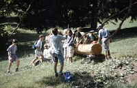 Schule Langnau 1992  Klassenlager 6. Kl. Obertschappina GR : Klassenlager 6. Kl. Obertschappina GR