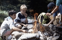 Schule Langnau 1992  Klassenlager 6. Kl. Obertschappina GR : Klassenlager 6. Kl. Obertschappina GR