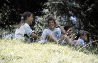 Schule Langnau 1992  Klassenlager 6. Kl. Obertschappina GR : Klassenlager 6. Kl. Obertschappina GR