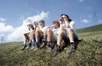 Schule Langnau 1992  Klassenlager 6. Kl. Obertschappina GR : Klassenlager 6. Kl. Obertschappina GR