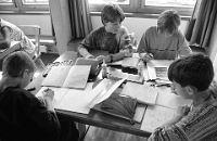 Schule Langnau 1995  Klassenlager 6. Kl. Obertschappina GR : Klassenlager 6. Kl. Obertschappina GR