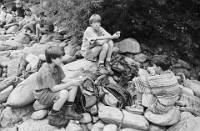 Schule Langnau 1995  Klassenlager 6. Kl. Obertschappina GR : Klassenlager 6. Kl. Obertschappina GR