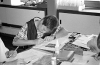 Schule Langnau 1995  Klassenlager 6. Kl. Obertschappina GR : Klassenlager 6. Kl. Obertschappina GR