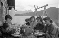 Schule Langnau 1995  Klassenlager 6. Kl. Obertschappina GR : Klassenlager 6. Kl. Obertschappina GR