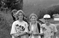 Schule Langnau 1995  Klassenlager 6. Kl. Obertschappina GR : Klassenlager 6. Kl. Obertschappina GR
