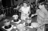 Schule Langnau 1995  Klassenlager 6. Kl. Obertschappina GR : Klassenlager 6. Kl. Obertschappina GR