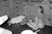 Schule Langnau 1995  Klassenlager 6. Kl. Obertschappina GR : Klassenlager 6. Kl. Obertschappina GR