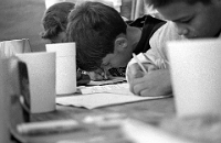 Schule Langnau 1995  Klassenlager 6. Kl. Obertschappina GR : Klassenlager 6. Kl. Obertschappina GR